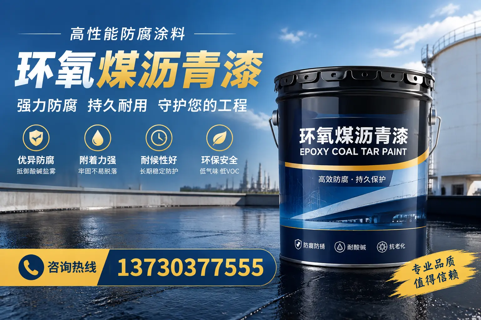 环氧煤沥青漆的耐久性分析，适合武清的使用场景